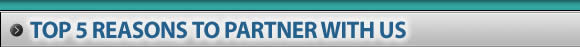 Top Five Reasons To Partner With Us