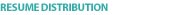 Resume distribution services for executives.